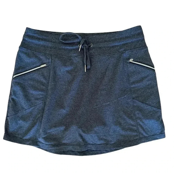 Kyodan  Blue Stretchy Drawstring Closure Side Pockets Golf  Skort SZ M #2172 - Picture 1 of 10